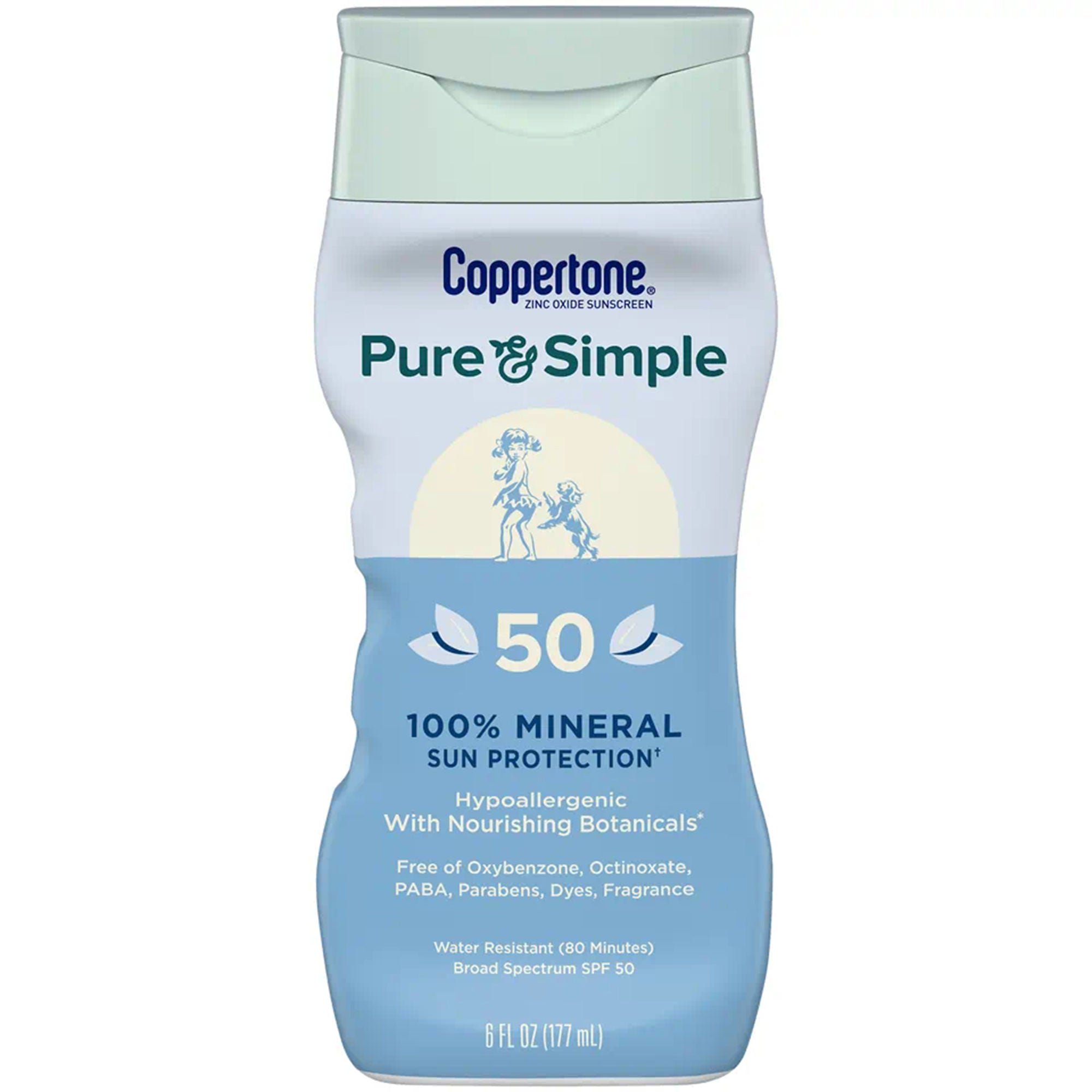 Coppertone® Pure and Simple SPF 50 Mineral Sunscreen Spray, 5 oz.