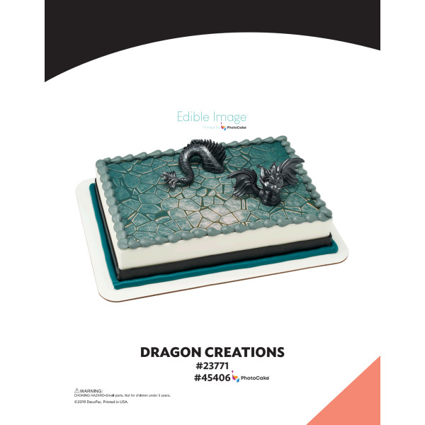 Dragon Creations The Magic of Cakes® PhotoCake® Enhanced Background Page