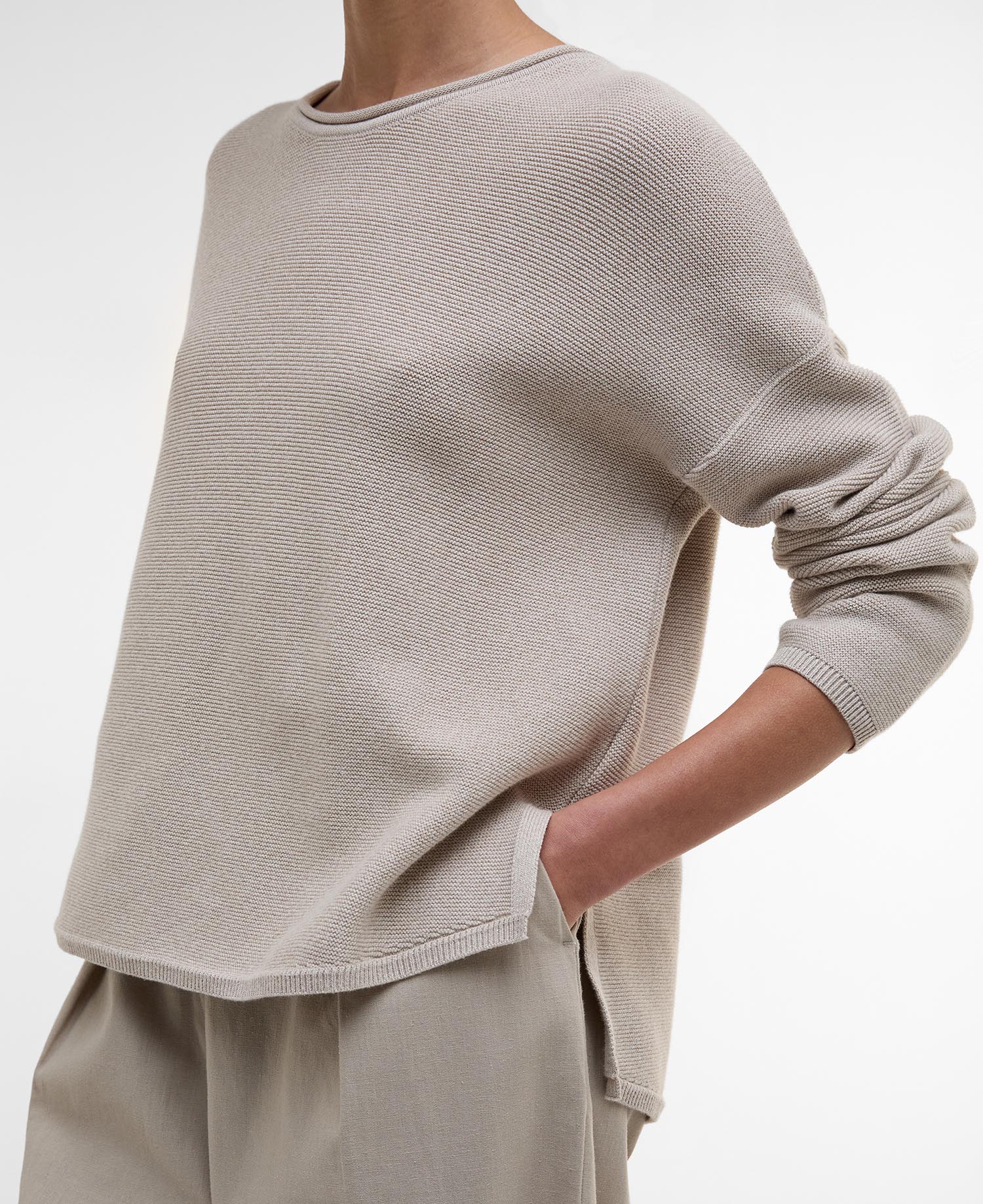 Maglione girocollo Marine image number 4