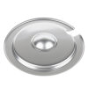 Stainless steel slotted cover for double boiler inset