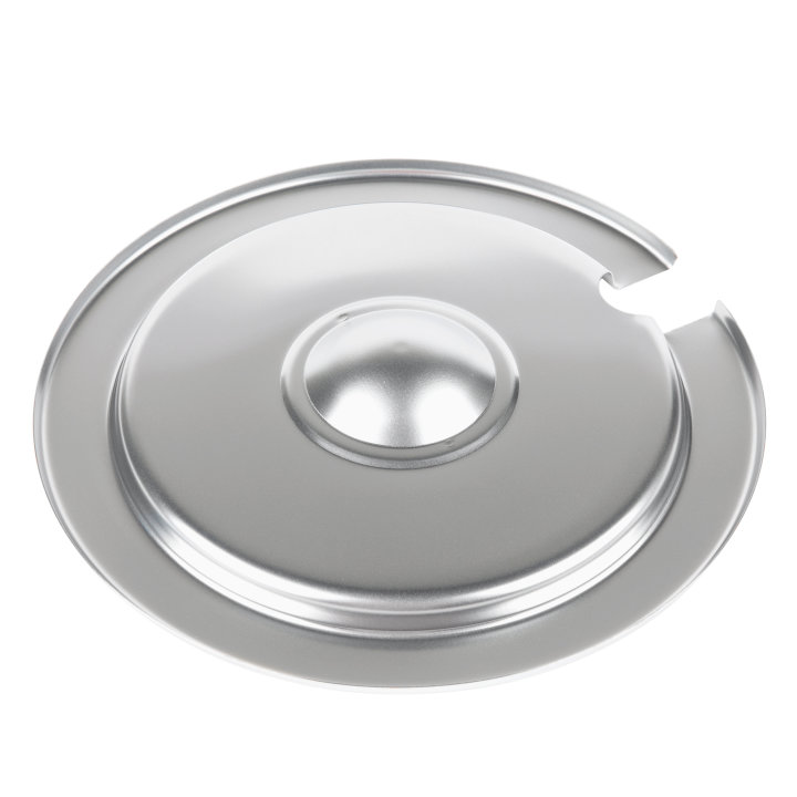 Stainless steel slotted cover for double boiler inset