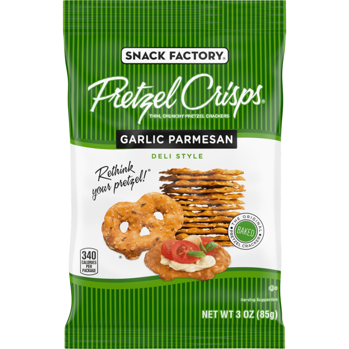 Garlic Parmesan Pretzel Crisps