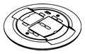 AMD8 Series Finish Flange & Slide Holder Assembly Ivory Painted Flange Ivory NM Cover