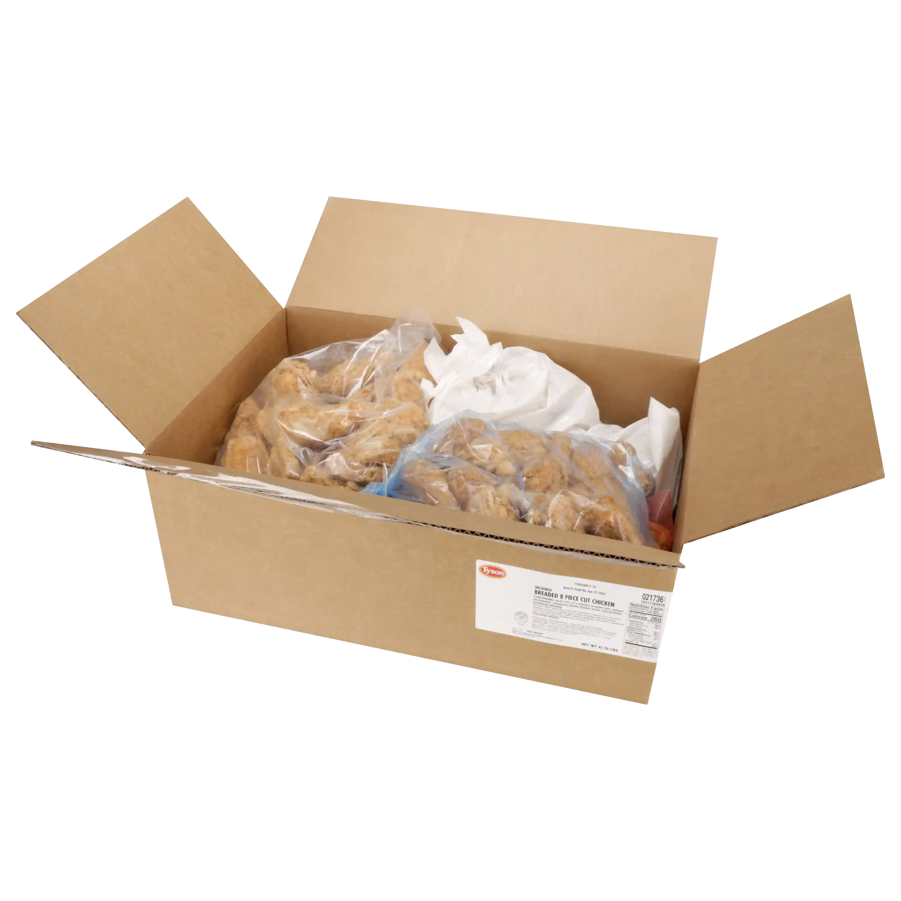 Tyson® Uncooked Breaded 8 Piece Cut Chicken_image_4