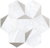 Nolita Bianco 12×11 Hexagon  Triangle Mosaic Polished Rectified