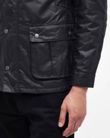 Duke Waxed Jacket Classic Black