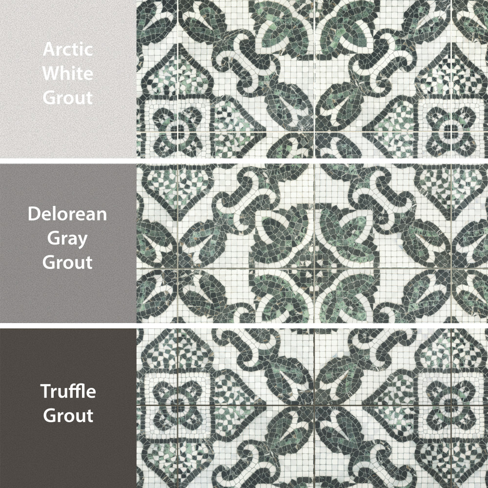 Versailles Mosaico Chateau 7-7/8 in. x 7-7/8 in. Porcelain Floor and Wall Tile