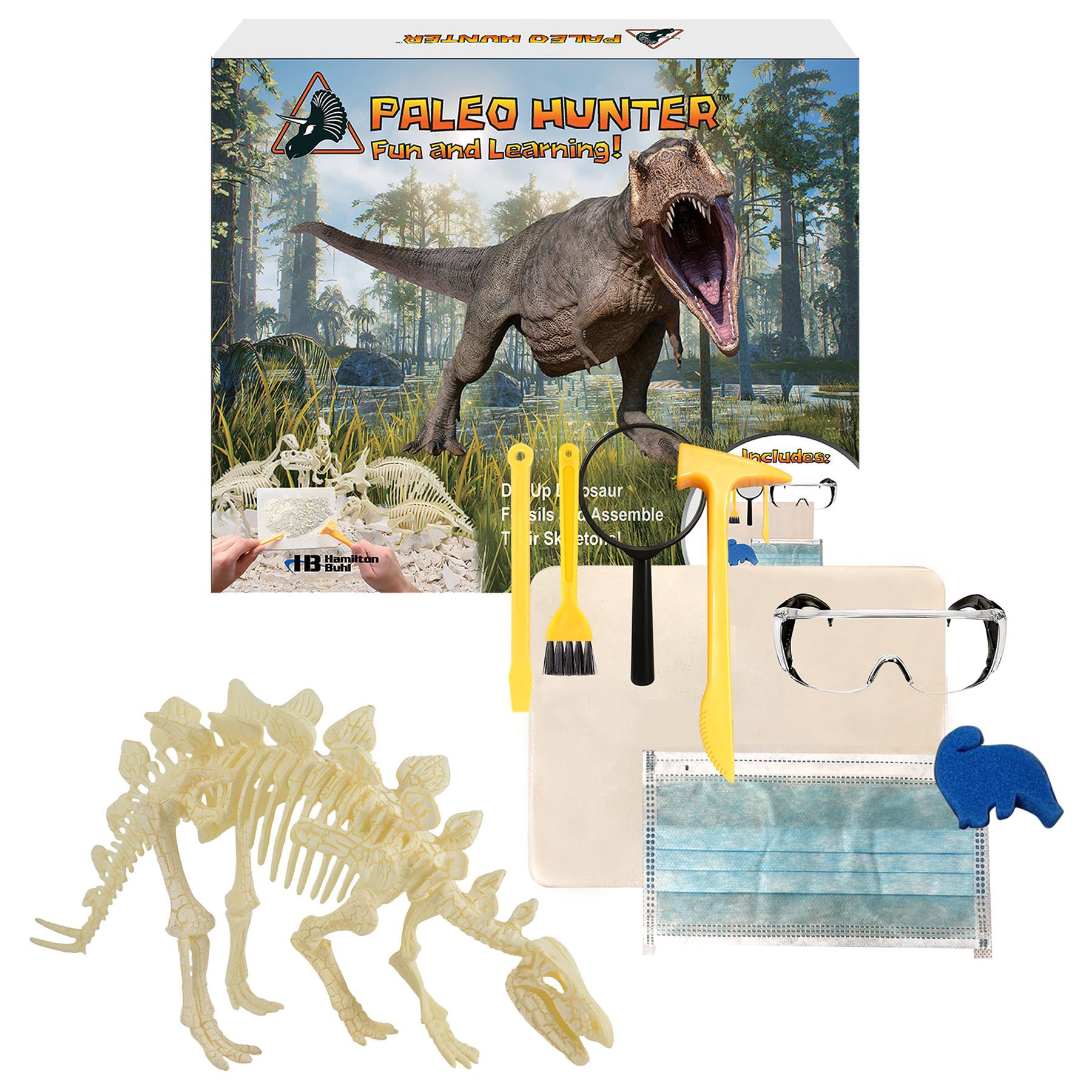 HamiltonBuhl Paleo Hunter Dig Kit for STEAM Education - Stegosaurus image number null