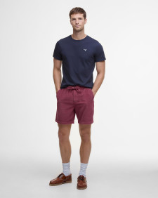 Washed Cord Relaxed Shorts Washed Raspberry