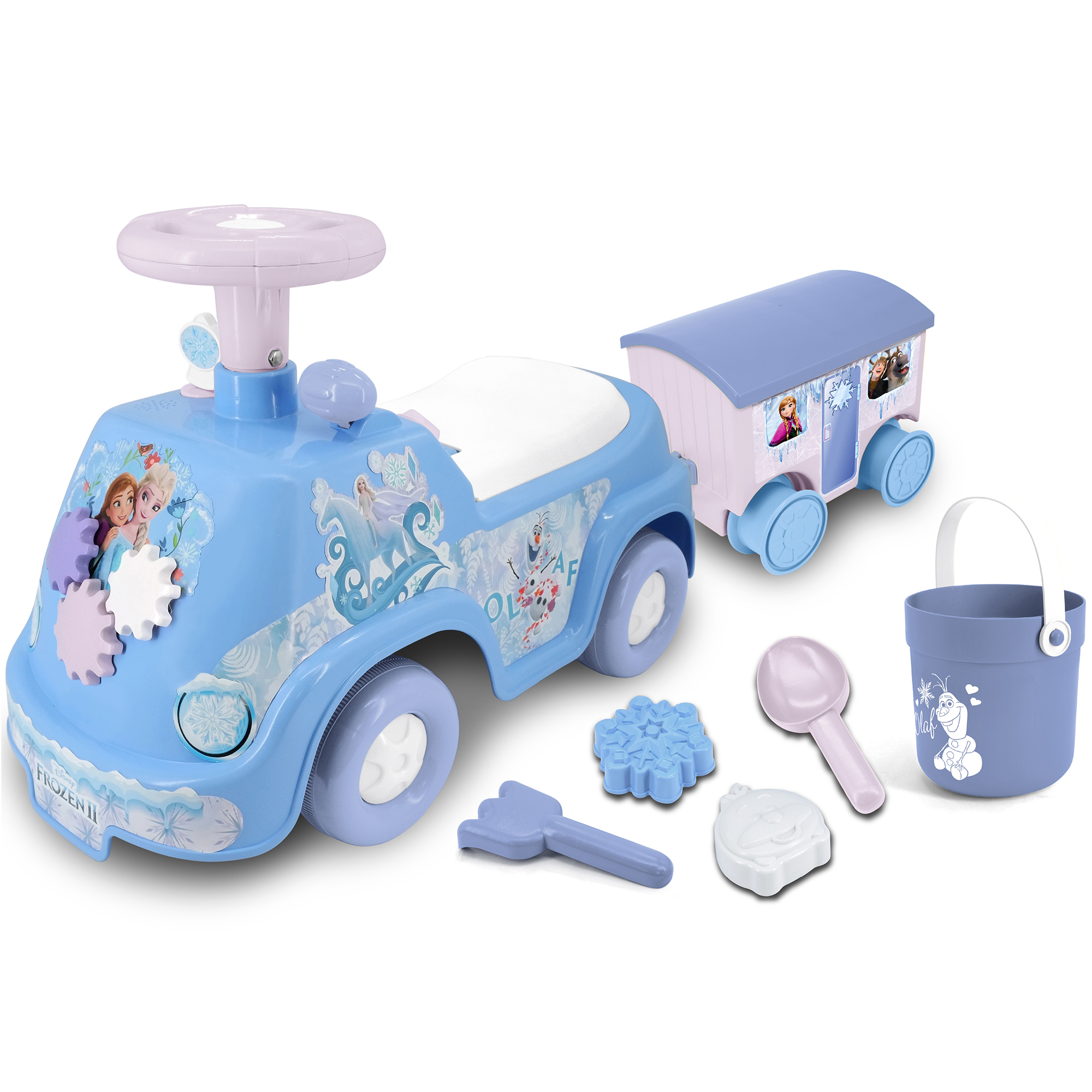 Kiddieland Lights N' Sounds Camper & Trailer - Frozen