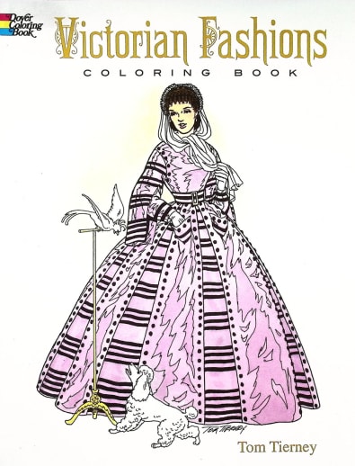 Victorian Fashions Coloring Book