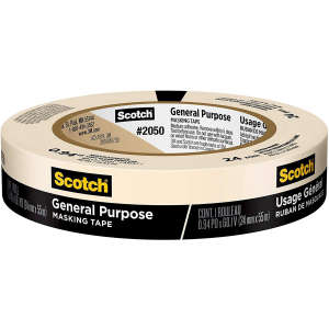 3M, Scotch® General Purpose Masking Tape, 0.94 in x 60.1 yd