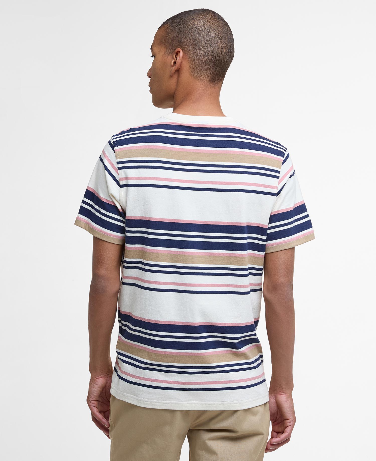 T-shirt a righe leggermente aderente Aickmen image number 2