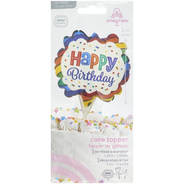 Inflatable Happy Birthday Anagram® Cake Pic