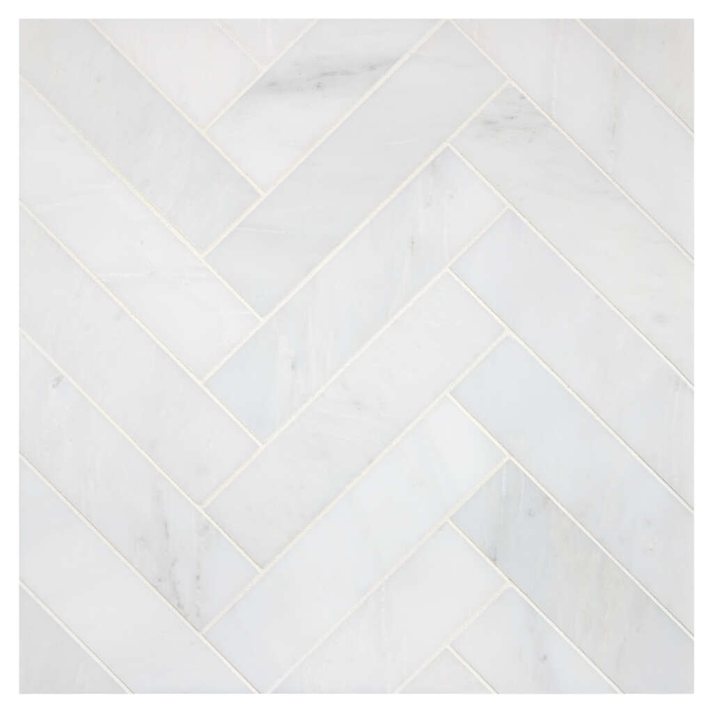 Stone Mosaic Collection Asian Carrara Ultra Premium Honed 2x6 