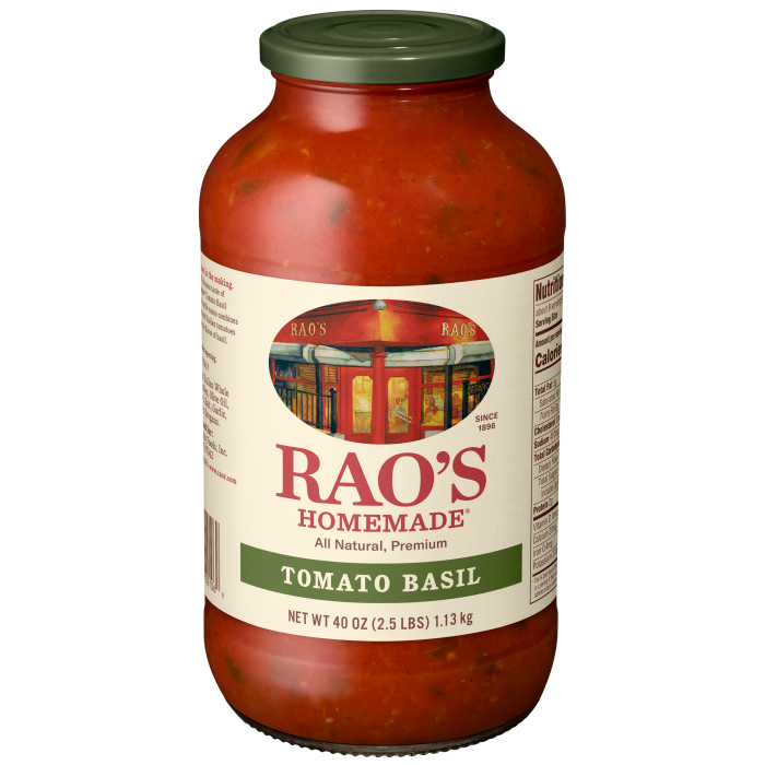 Tomato Basil Sauce, 40 oz