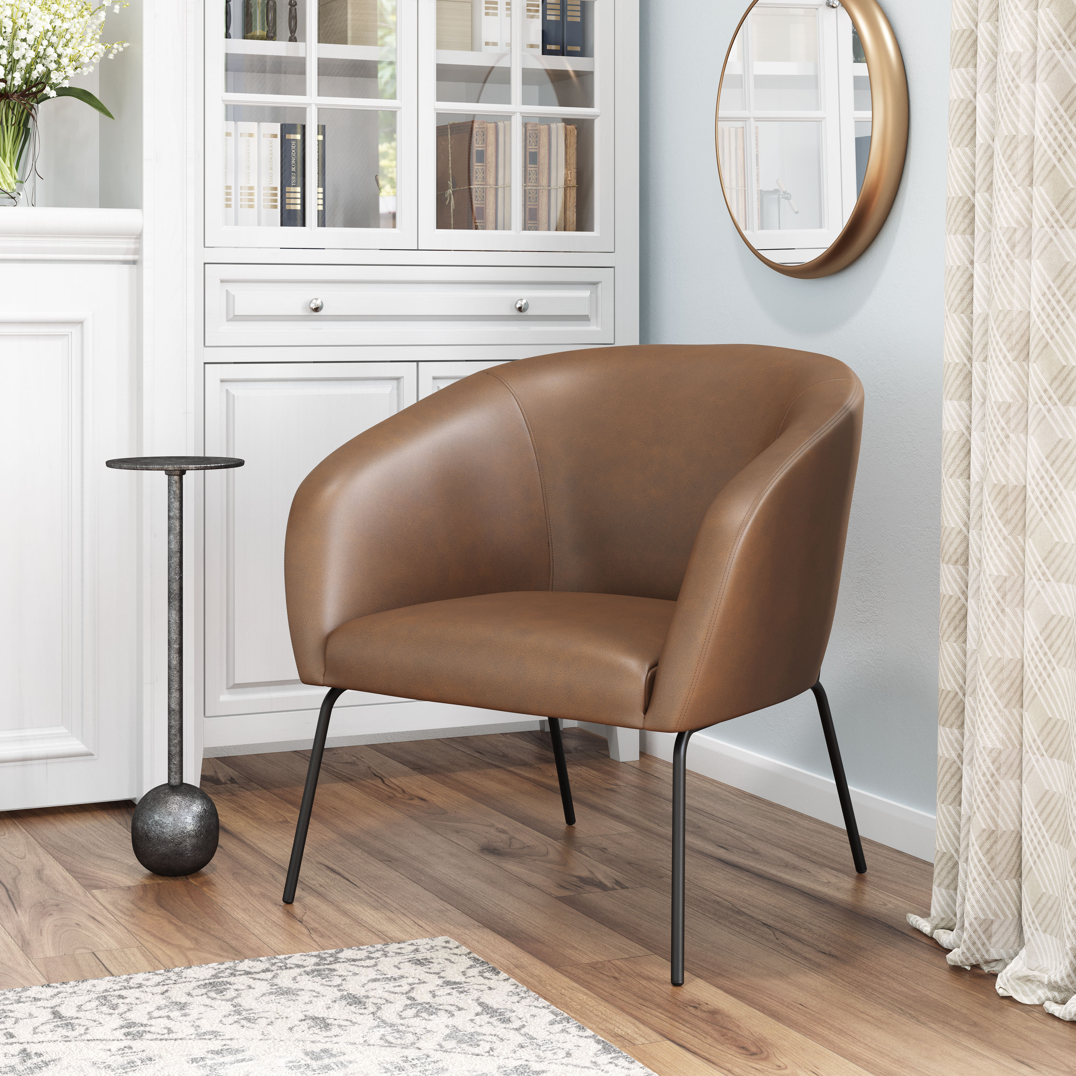 Quinten Accent Chair Vintage Brown product image