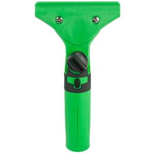 Unger, ErgoTec® SwivelLoc Straight, Squeegee Handle, 4.5", Plastic, Green