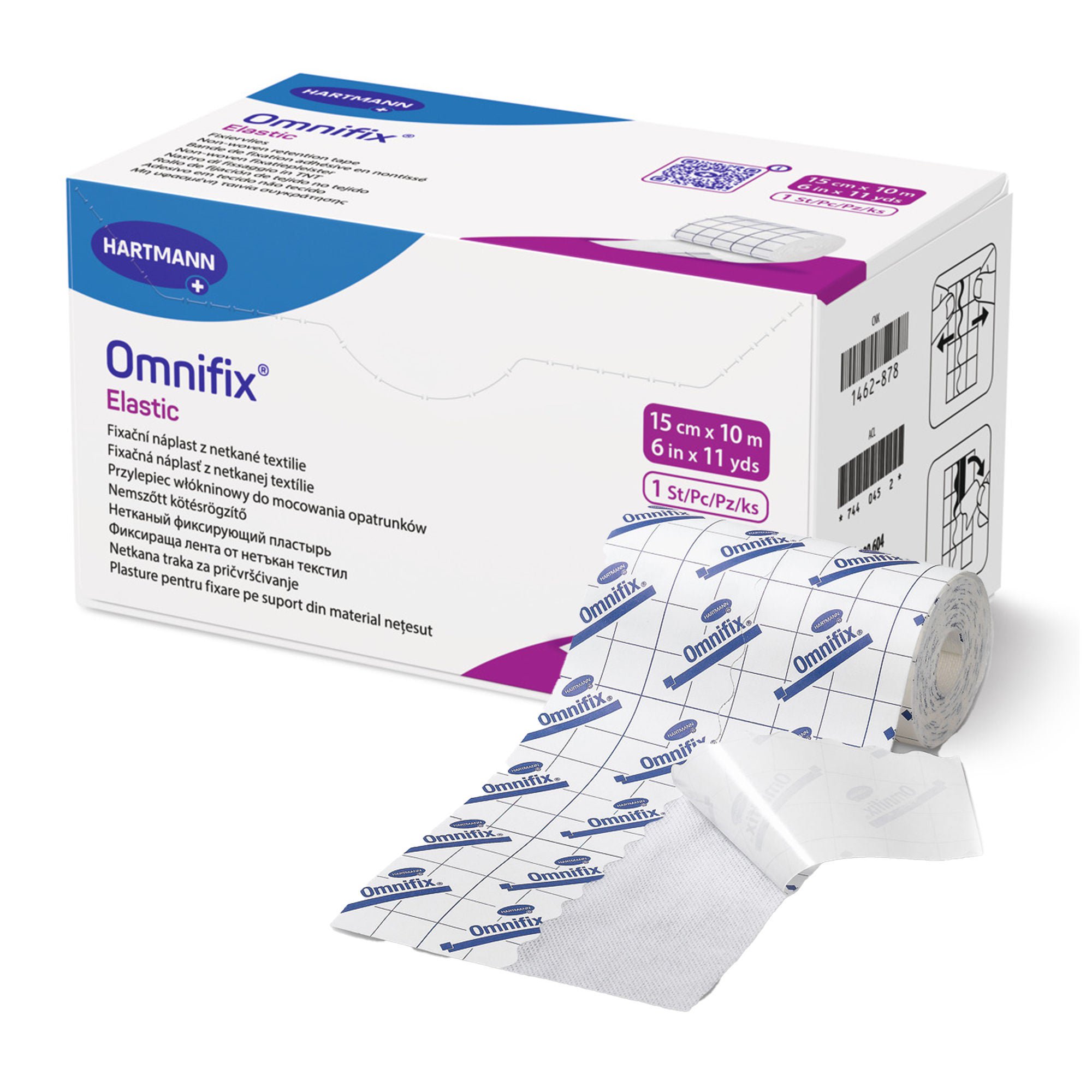 Omnifix® Nonwoven Dressing Retention Tape, 6 Inch x 10 Yard, White