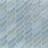 Luce Bamboo Garden 1×3 Feather Mosaic Pearl