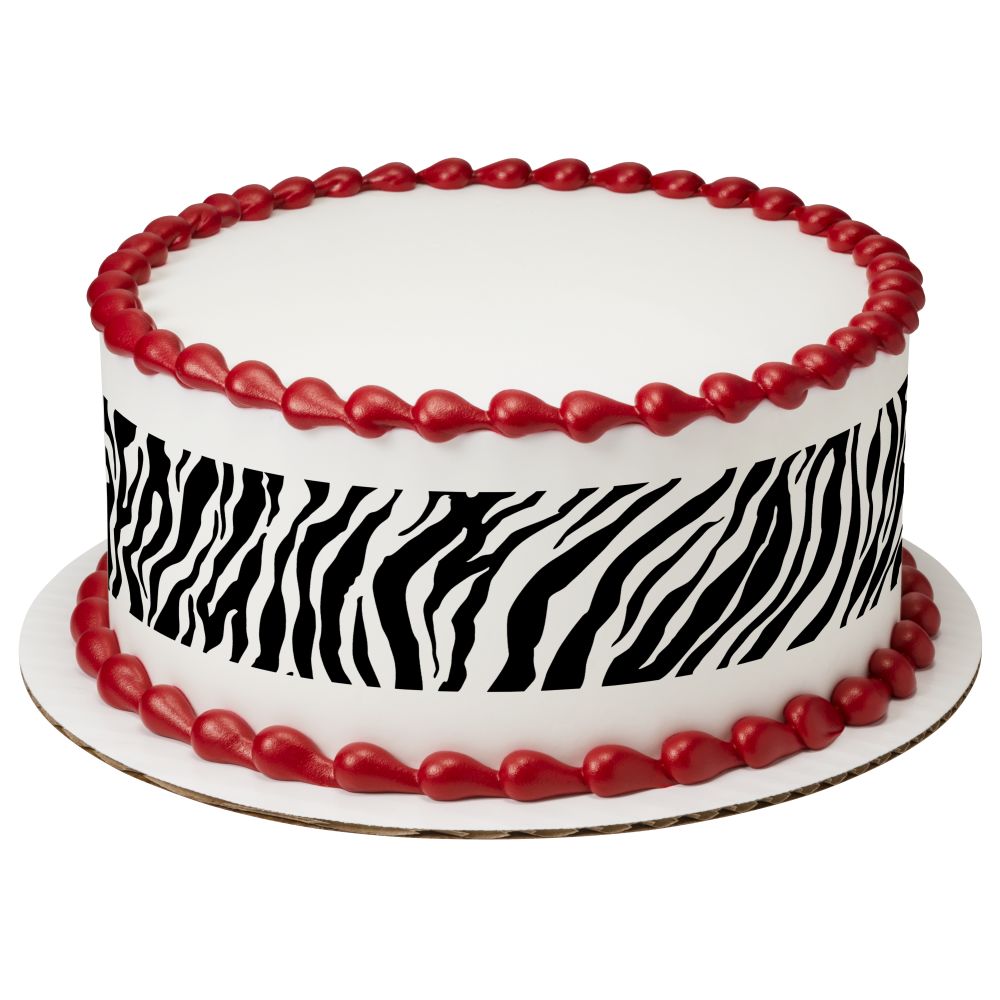 Image Cake Safari Print Zebra