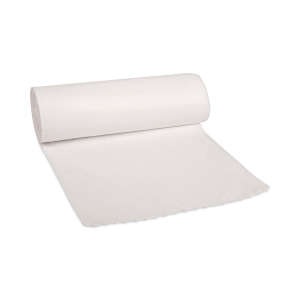Boardwalk,  LLDPE Liner, 55 gal Capacity, 38 in Wide, 58 in High, 0.63 Mils Thick, White