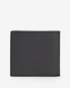 Grain Leather Billfold Wallet Classic Black