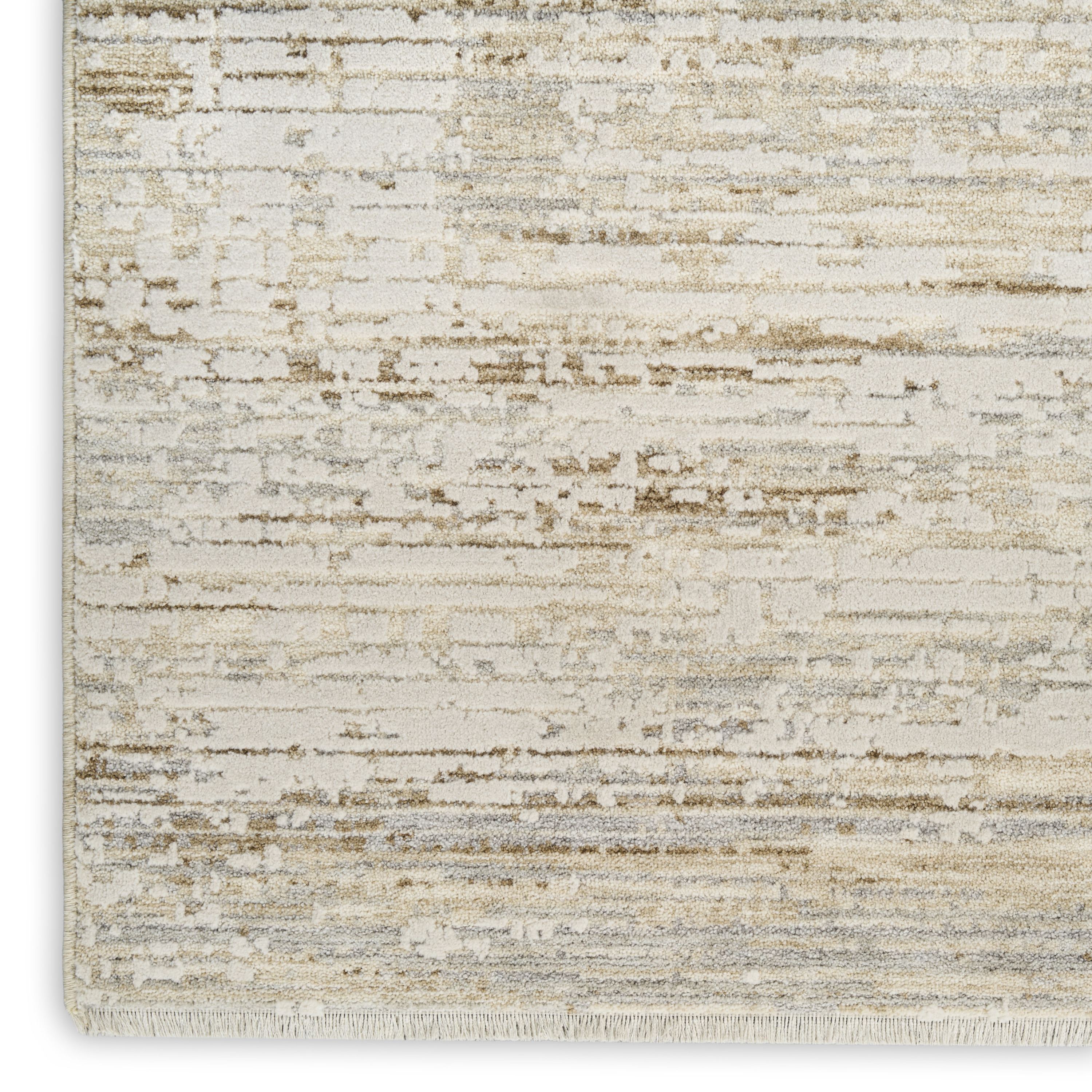 Calvin Klein CK078 Summit 7'10" x 10'2" Natural Ivory Modern Indoor Rug