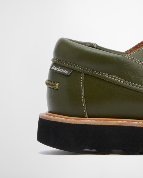 Barbour x Wildbunch Styles Southfield Moccasins Green