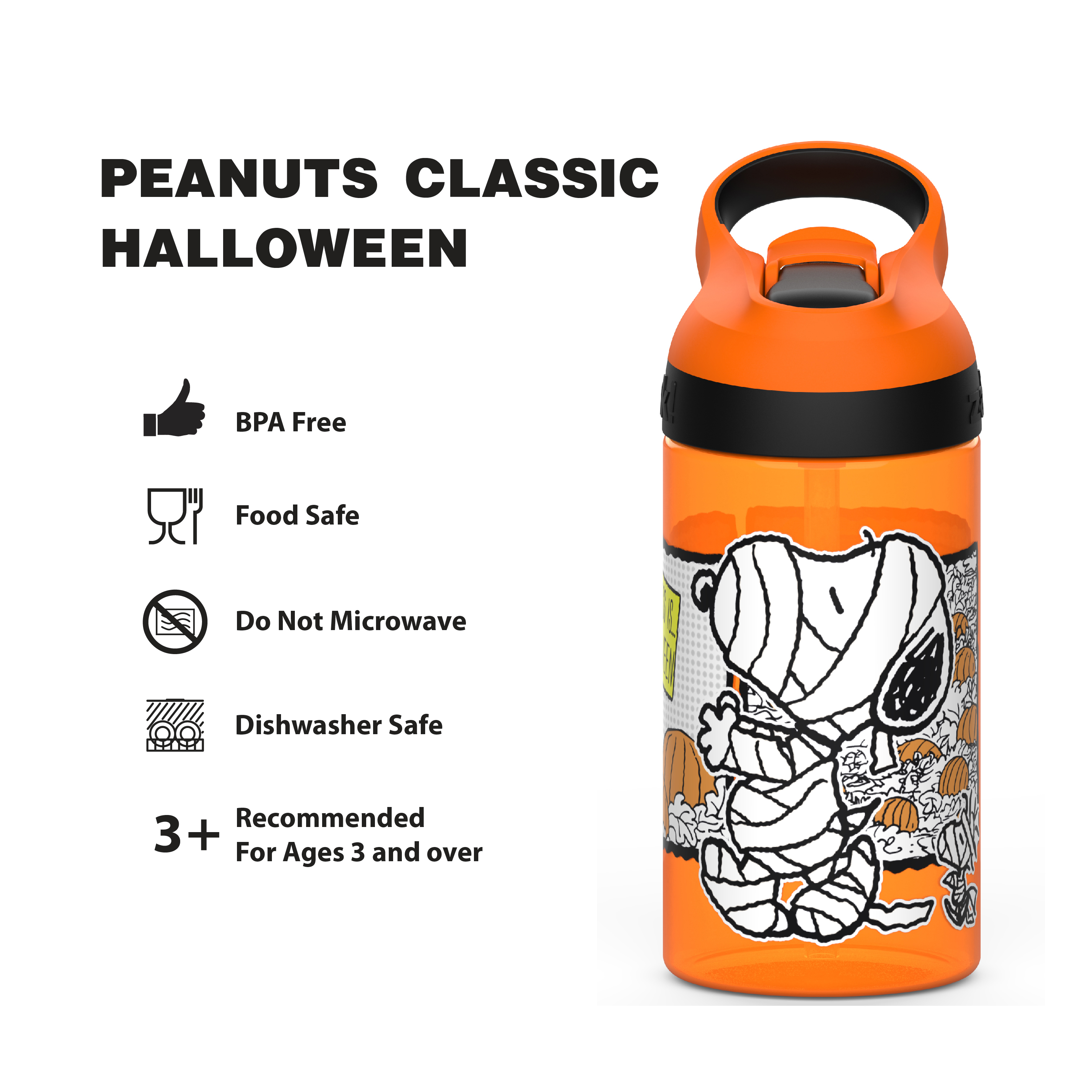 Peanuts Kid’s Mealtime Set, The Great Pumpkin, 3-piece set slideshow image 7 Peanuts Kid’s Mealtime Set, The Great Pumpkin, 3-piece set slideshow image 7