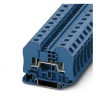 Feed-Through Terminal Block Bolt Connection 26-14 AWG 12.3mm W Blue