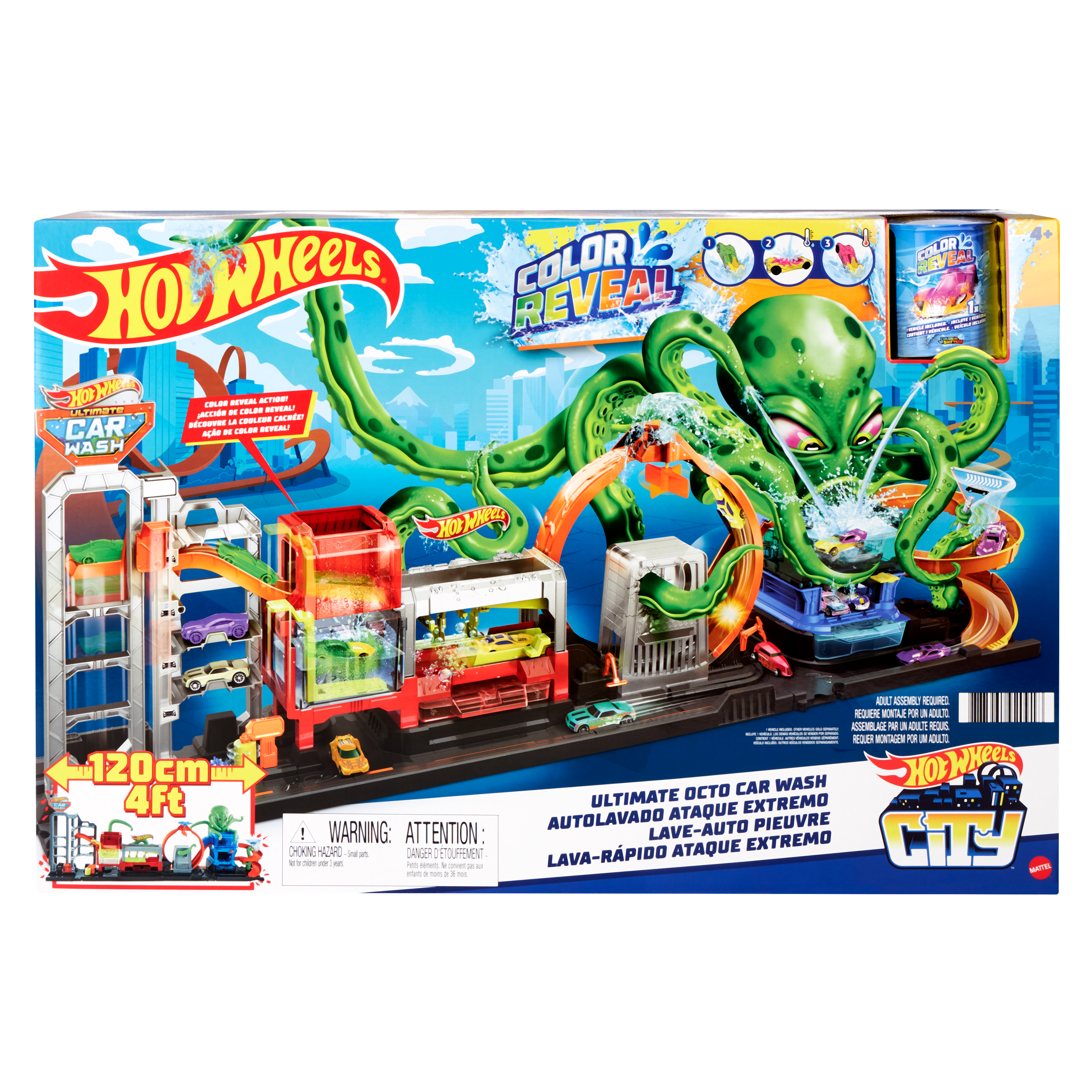 Hot Wheels Let's Race Netflix - Ultimate Octo Car Wash