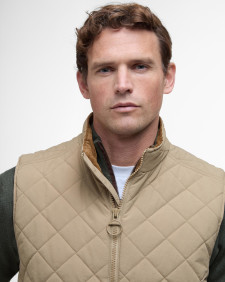 Fernwood Quilted Gilet Military Brown