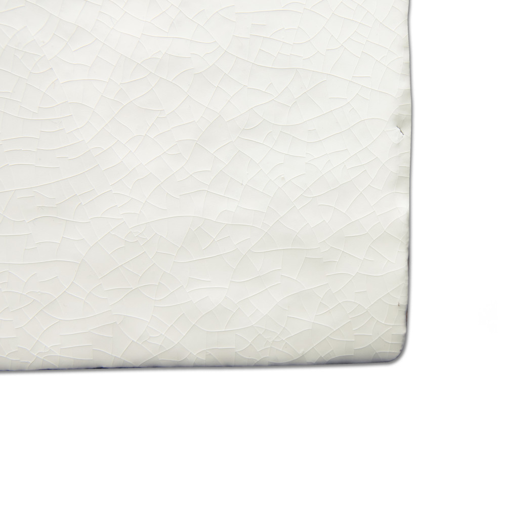 Menorca White 4 in. x 4 in. Ceramic Wall Tile