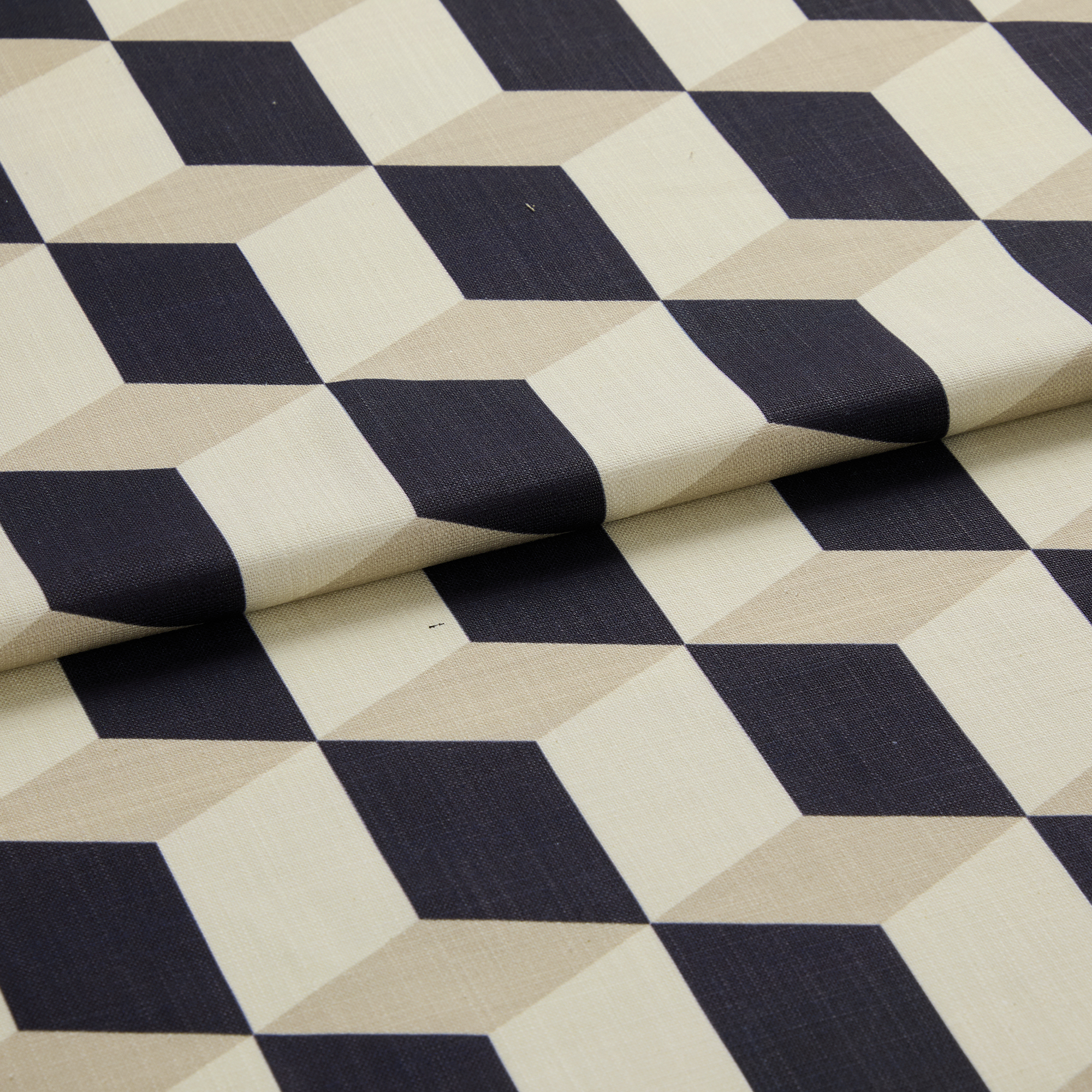 Cubes Canvas Curtains