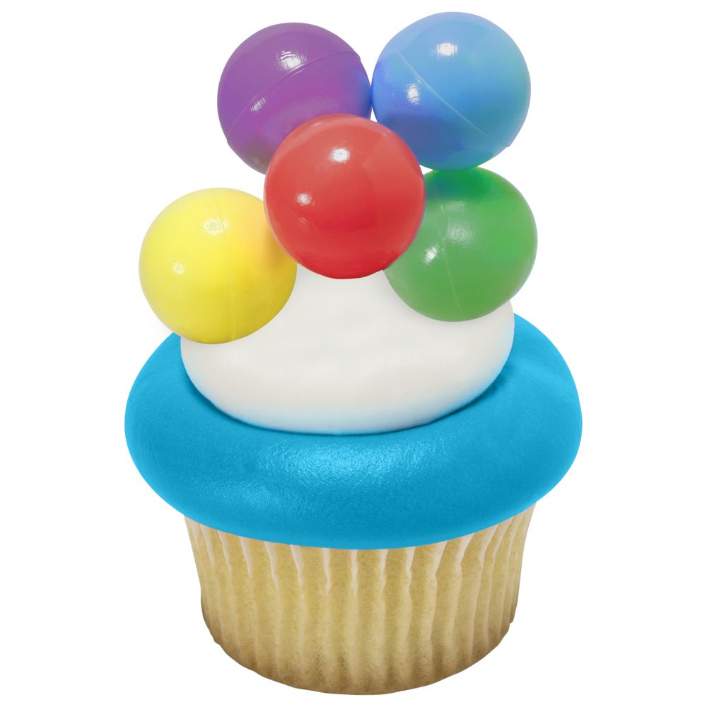 Image Cake Primary Balloon Cluster