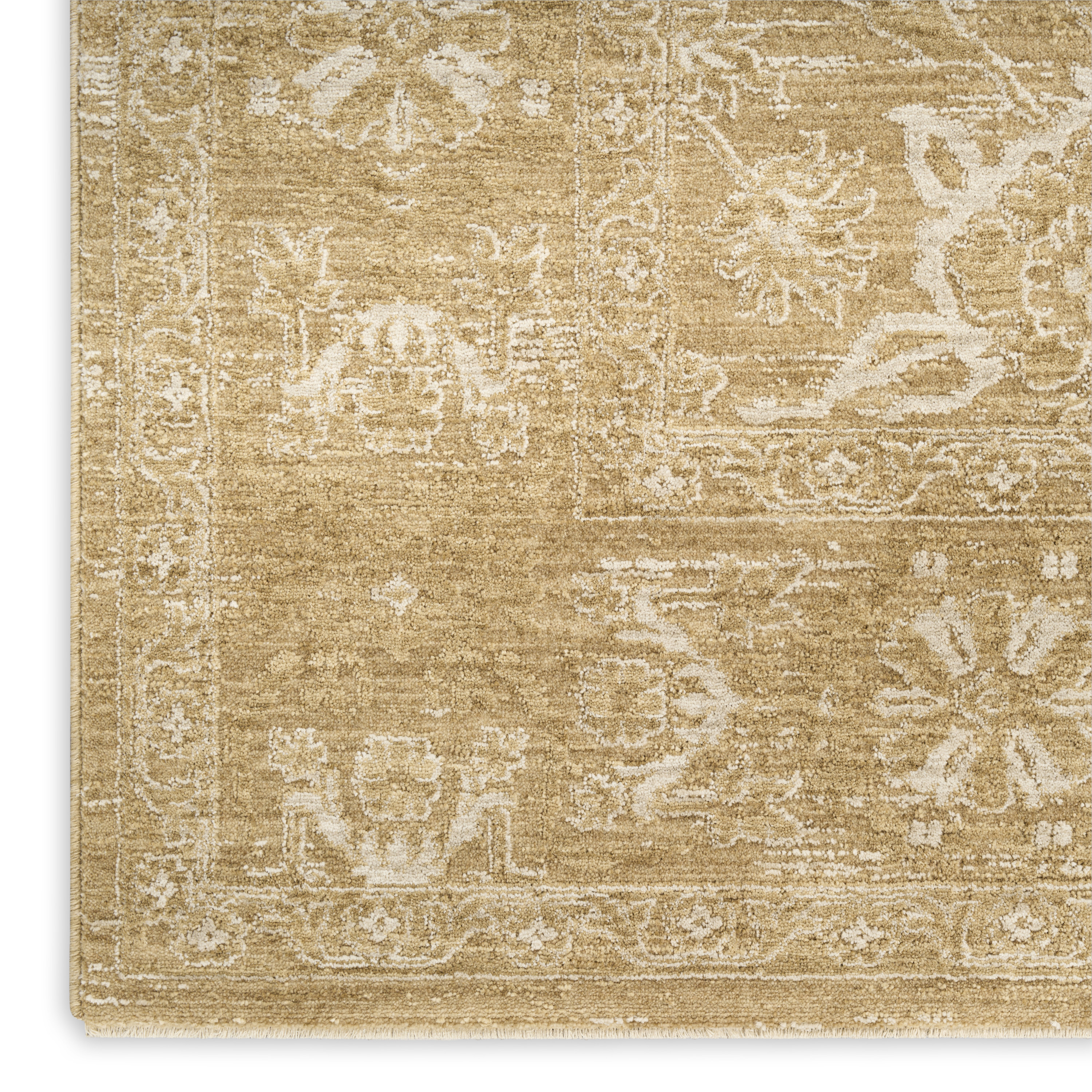 Nourison Moonlit 5'3" x 7'6" Taupe Vintage Indoor Rug