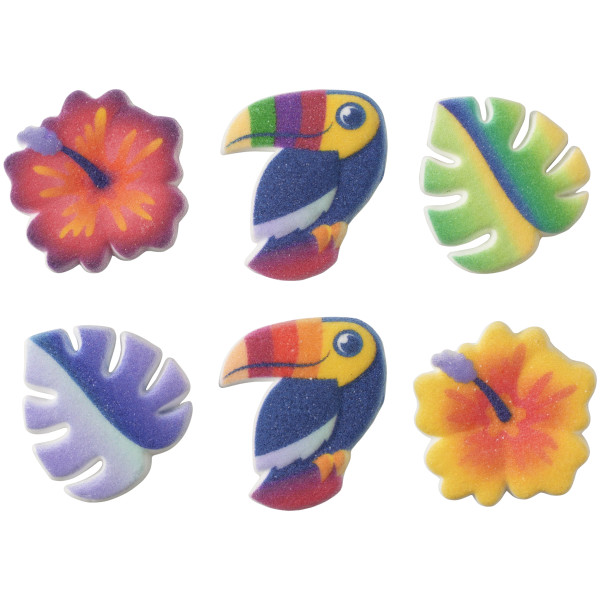Tropical Vibes Assortment Dec-Ons® Decorations