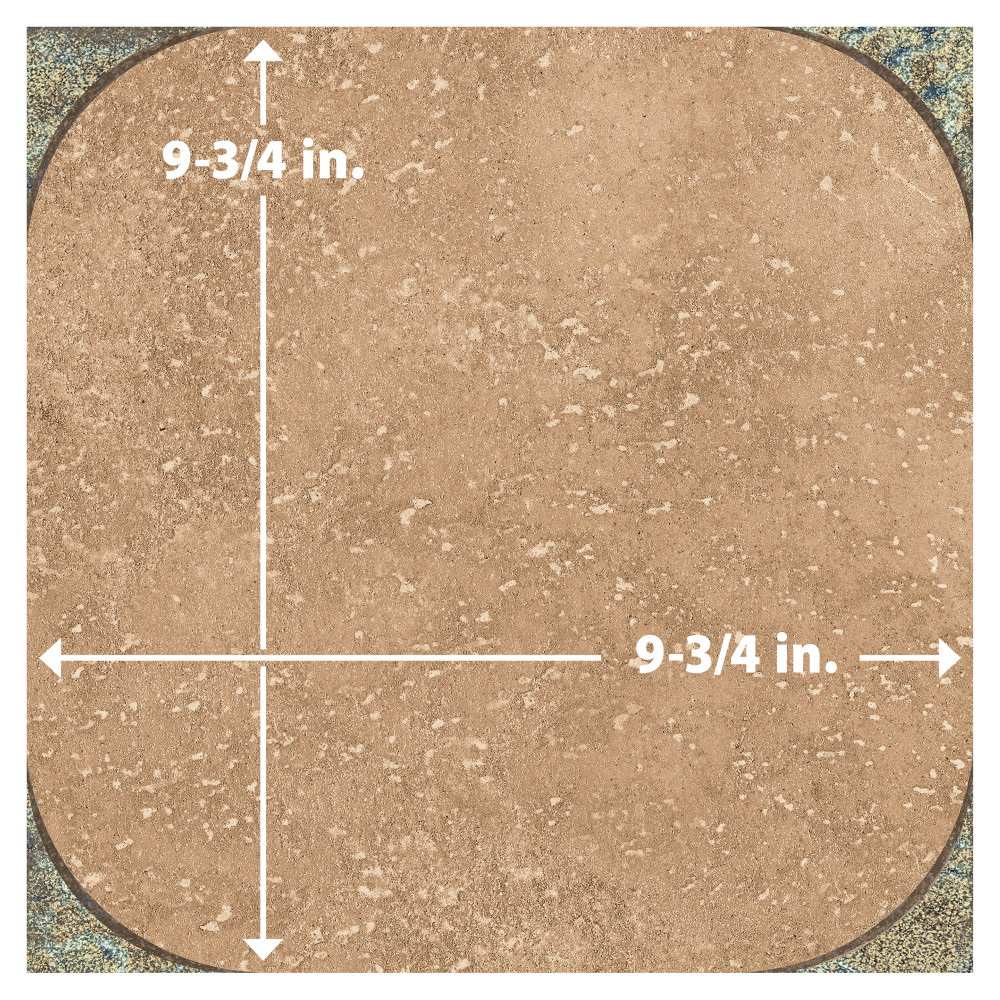 Atlas Star Quartet Cotto Ocean 9-3/4 in. x 9-3/4 in. Porcelain Floor and Wall Tile