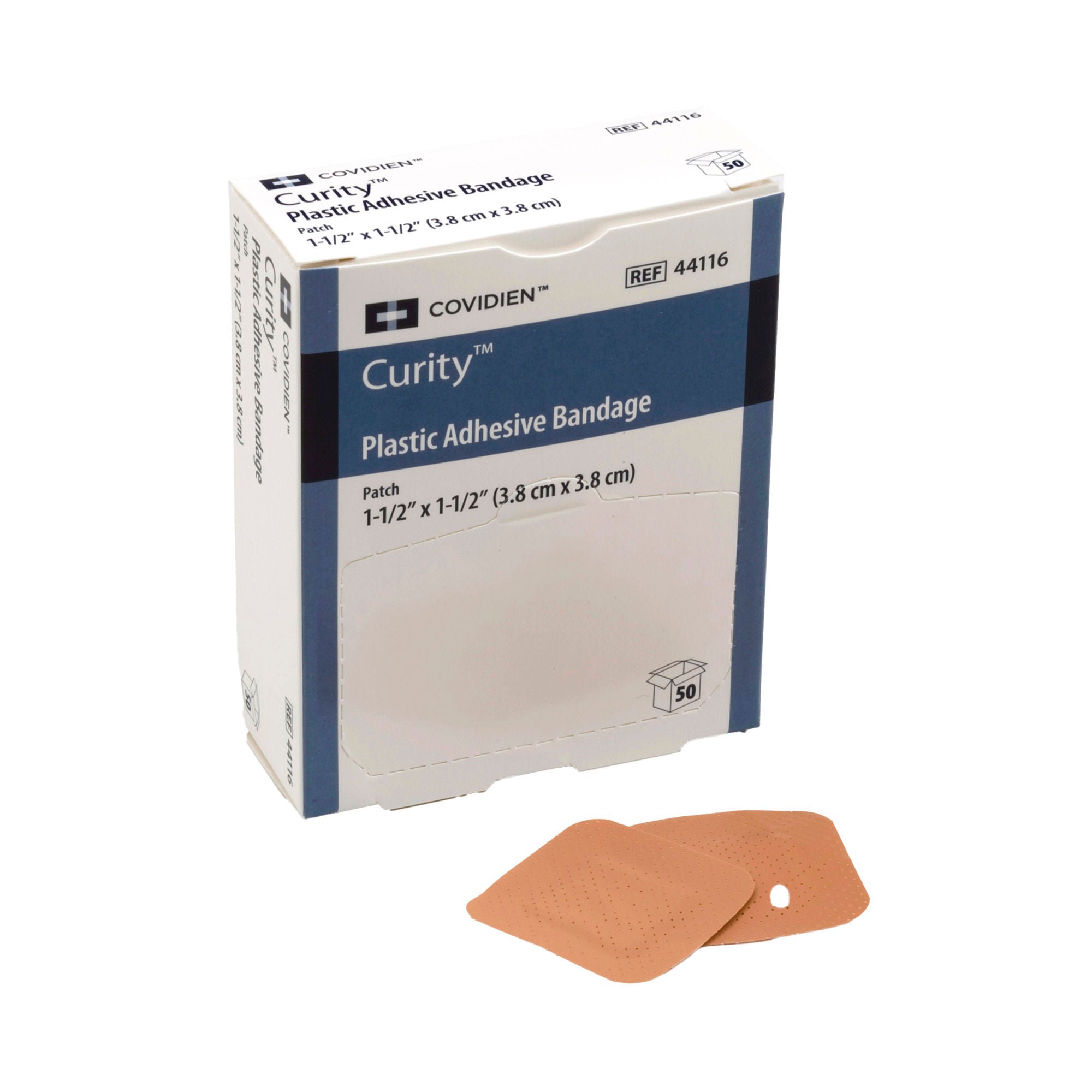 Curity™ Adhesive Spot Bandage, 1.5 x 1.5 Inch