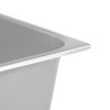 Full-size 4-inch-deep stainless steel deli pan