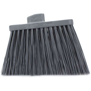 Carlisle, Sparta®, 12in, Color Coded Unflagged Broom Head, Polypropylene Bristles, Gray