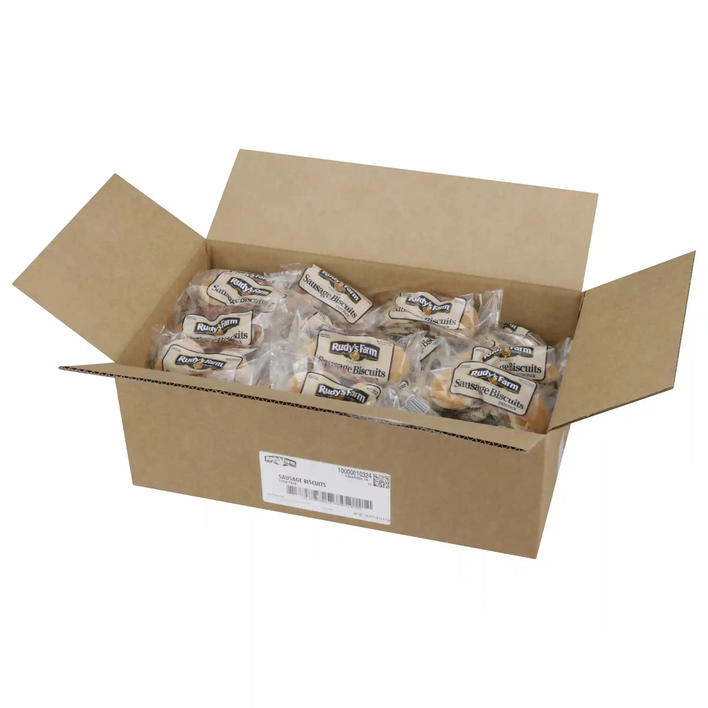 Rudy's Farm® Individually Wrapped Sausage Biscuit, Twin Pack_image_4