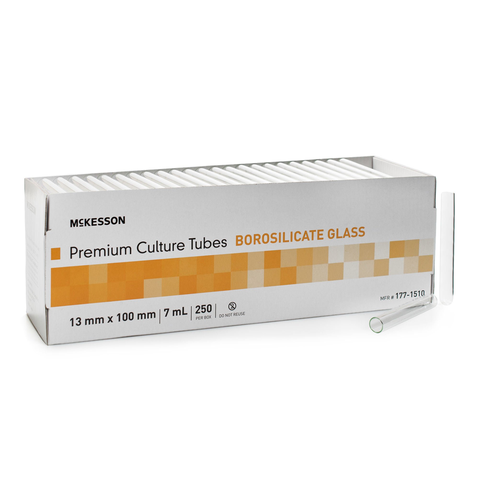 McKesson Round Bottom Test Tube, 7 mL, 13 x 100 mm
