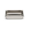 Two-thirds-size 2 ½-inch-deep Super Pan V® stainless steel steam table pan