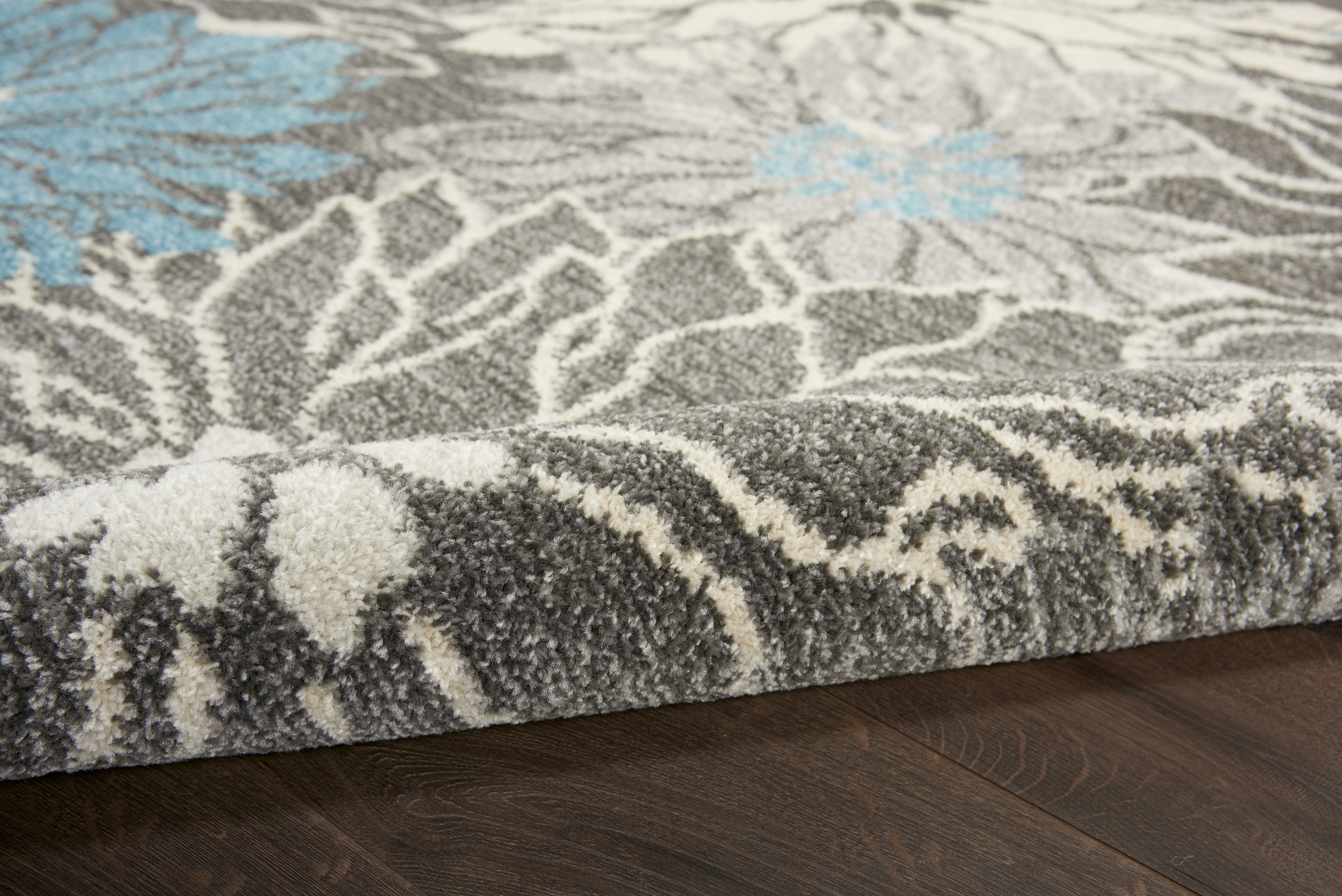 Nourison Passion 8' x 10' Charcoal Blue Contemporary Indoor Rug