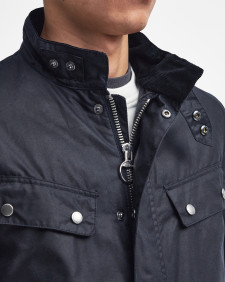 Duke Waxed Jacket Classic Navy