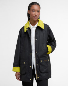 Wachsjacke Icons Modern Beadnell Black/Classic