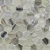 Luce Sugar Cake 2″ Hexagon Mosaic Pearl