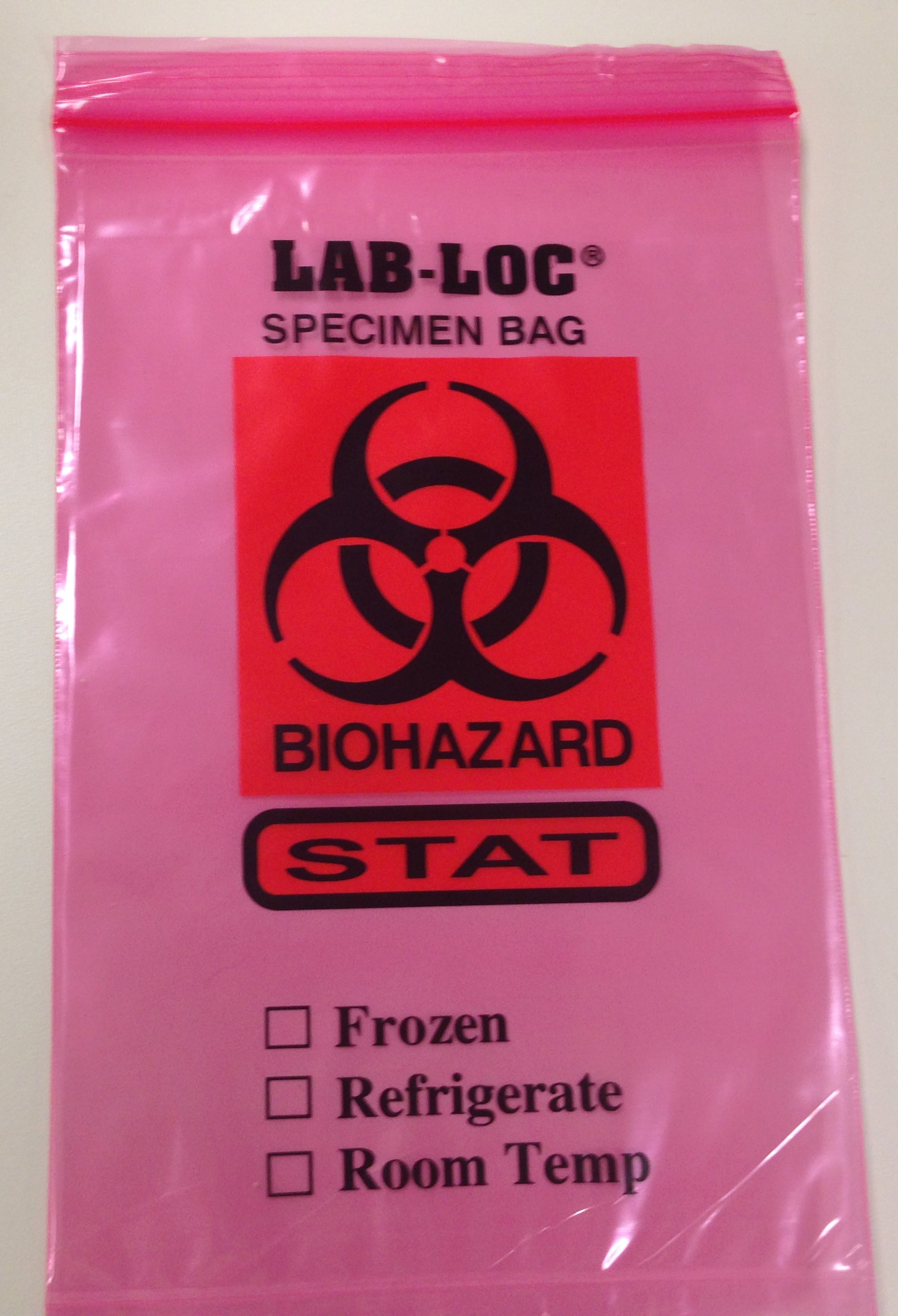 Seal-N-Rip® Specimen Transport Bag with Document Pouch